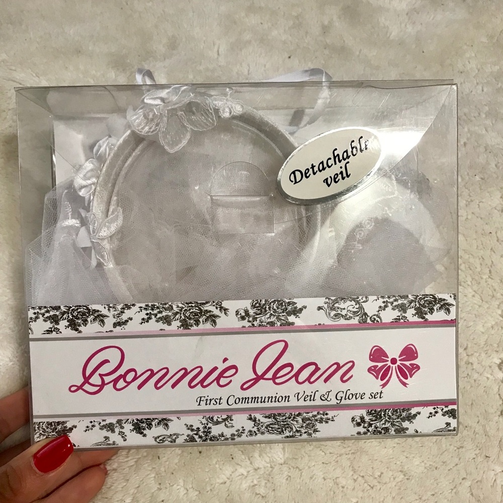 First Communion Veil & Glove Set